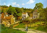 The Hermitage at Pontoise by Camille Pissarro